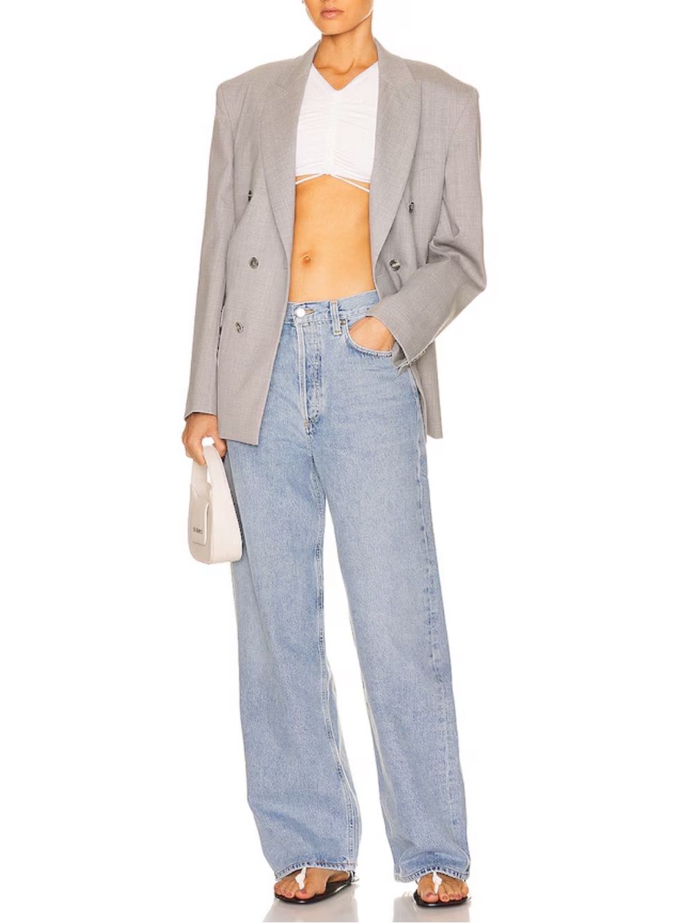 Agolde Low Slung Baggy jeans in Void